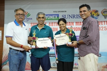 Goa strikes double gold at Indian Masters Nationals Badminton