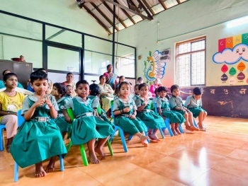 15 anganwadis upgraded in  Bicholim under CSR project