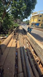 Cable-laying work leaves Valpoi walkway unusable