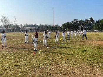 Cuncolim Cricket Association summer coaching camp begins