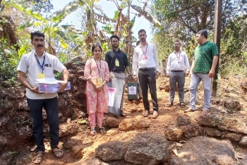 Ponda by-poll: 114 voters cast ballots in home voting on Day 1