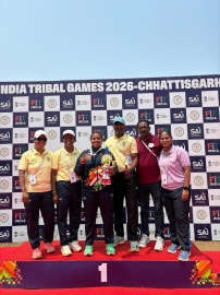 Goa's Manasi wins shot put gold,  Vaibhav claims high jump silver