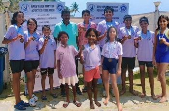 Margao RCC swimmers shine at national open water meet