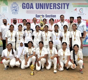 Vidya Prabodhini College Porvorim lift GU Inter-Collegiate Cricket Women C'ships