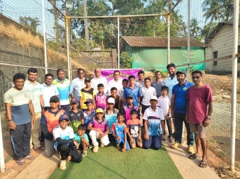 GCA inaugurates cricket coaching centre at Savoi-Verem