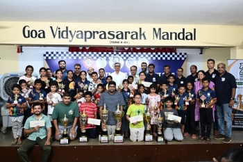 Mandar Lad dominates both Rapid & Blitz at All Goa Chess tournament
