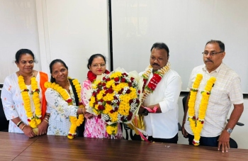 Chodankar elected as  Sarpanch of Salvador do Mundo