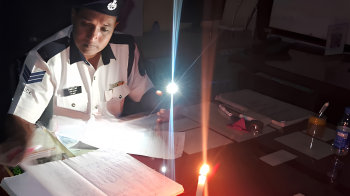 In a tourist hotspot, Calangute traffic cops left in the dark over unpaid power bill