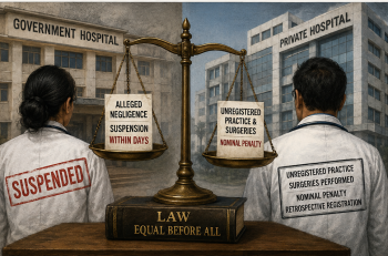 Selective urgency in medical accountability