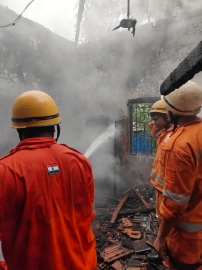 Major fire guts house in Benaulim, two rooms destroyed