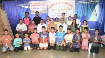 Chetan Kurtikar clinches Ajinkya Chess Academy tournament title