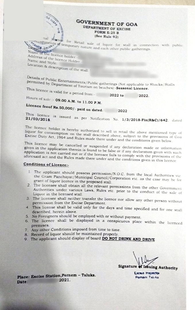 The Goan EveryDay Liquor licence scam rocks Excise dept VIBHA VERMA