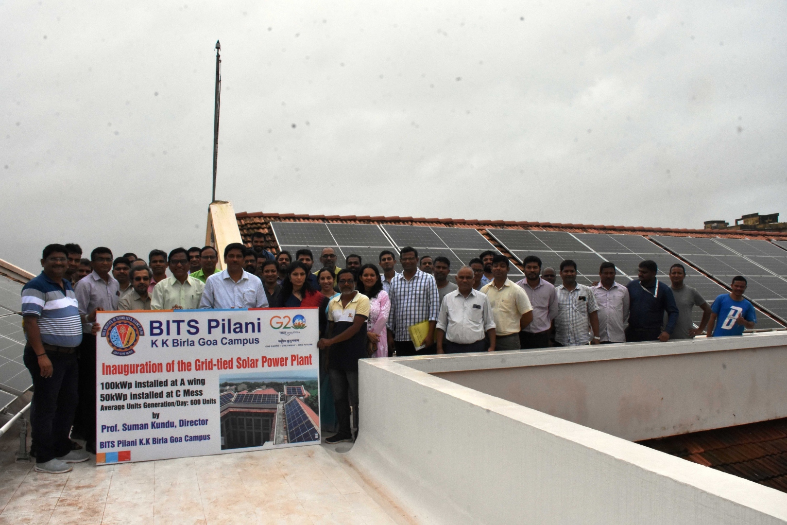 Rooftop solar power systems inaugurated at BITS