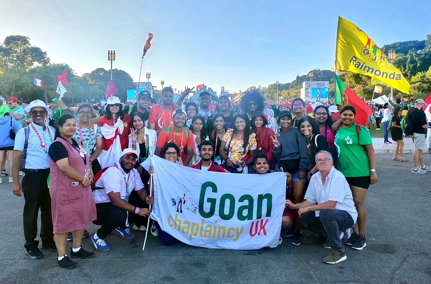 WORLD YOUTH DAY 2023: UK Goan Chaplaincy Youth get historic experience in Portugal