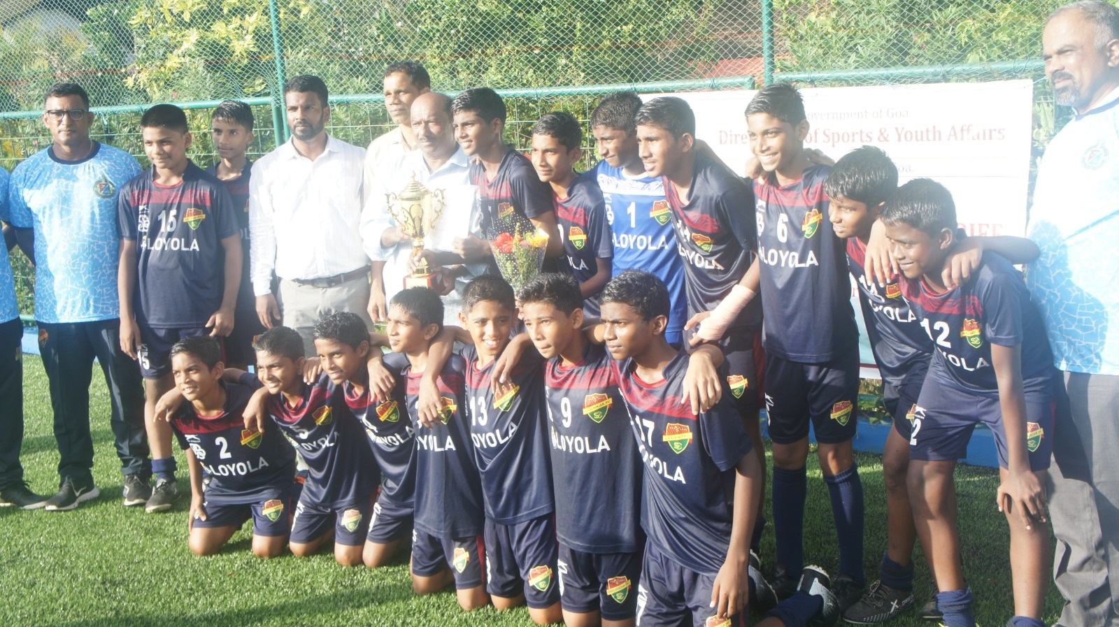Loyola HS crowned U-14 Subroto Trophy champs