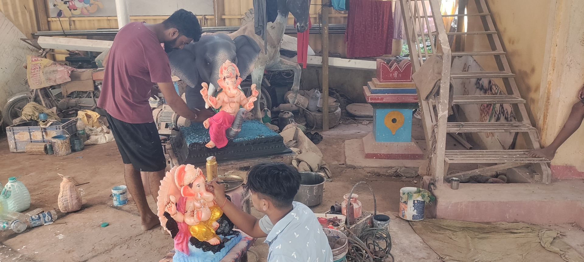 Canacona gears up for Ganesh Chaturthi celebration; Chaudi sees hectic activity