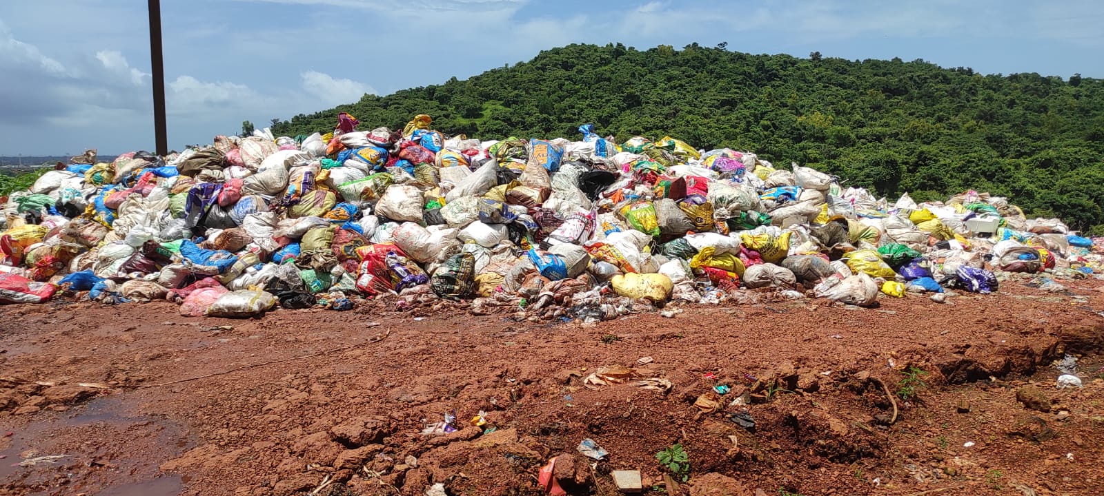 Mound of sanitary diaper waste piling up at Sonsodo throws up questions