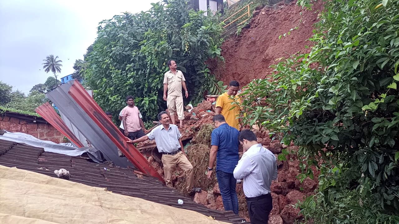 Lucky escape for residents   following landslide in Sada