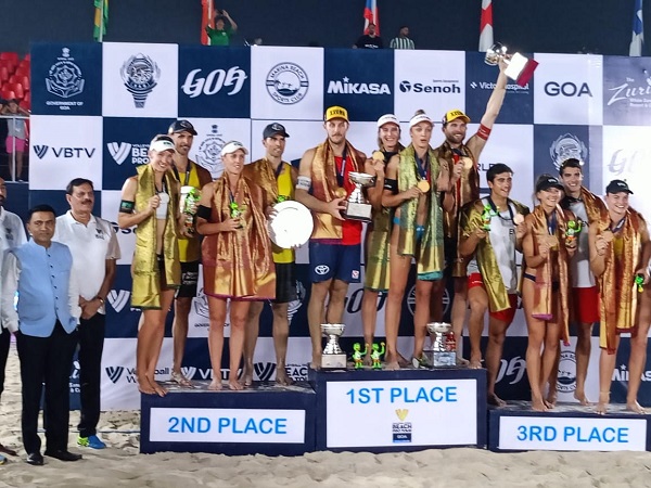 Swiss duo claim gold at Volleyball World Beach Pro Tour challenge