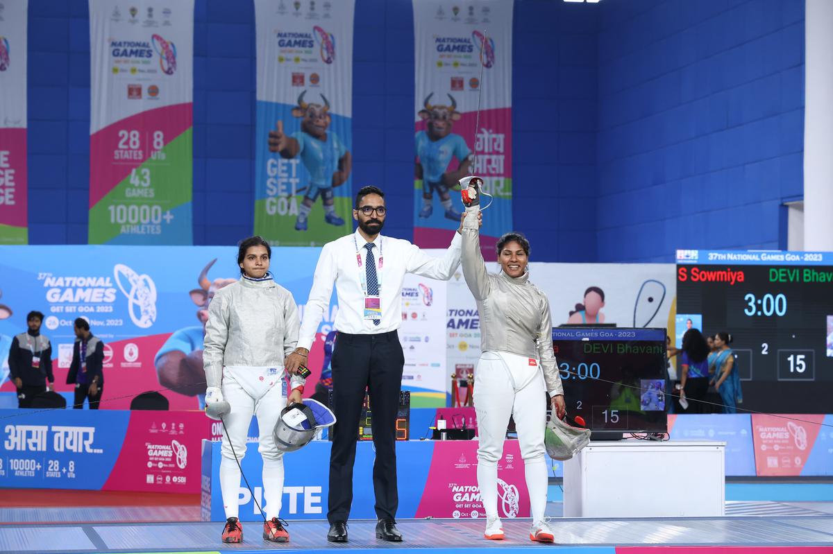 Bhavani Devi defends her gold in fencing