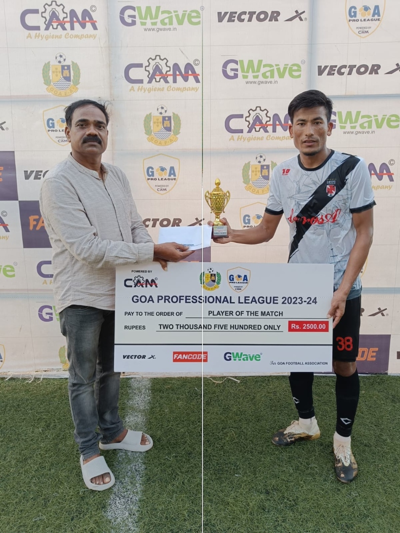 ﻿Vasco SC score three past YBT; FC Goa held