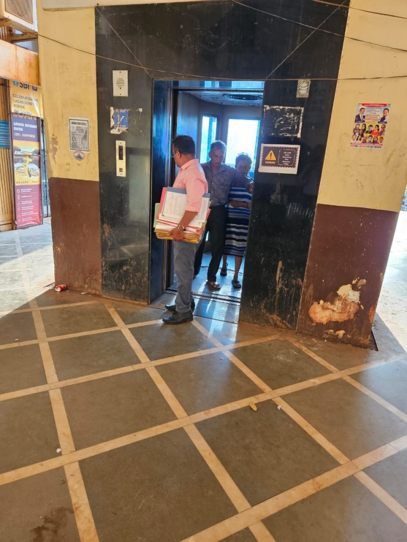 Relief for people as lift in SGPDA building repaired