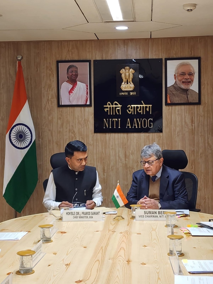 Goa CM appraises NITI Aayog on State' Green Goa Project