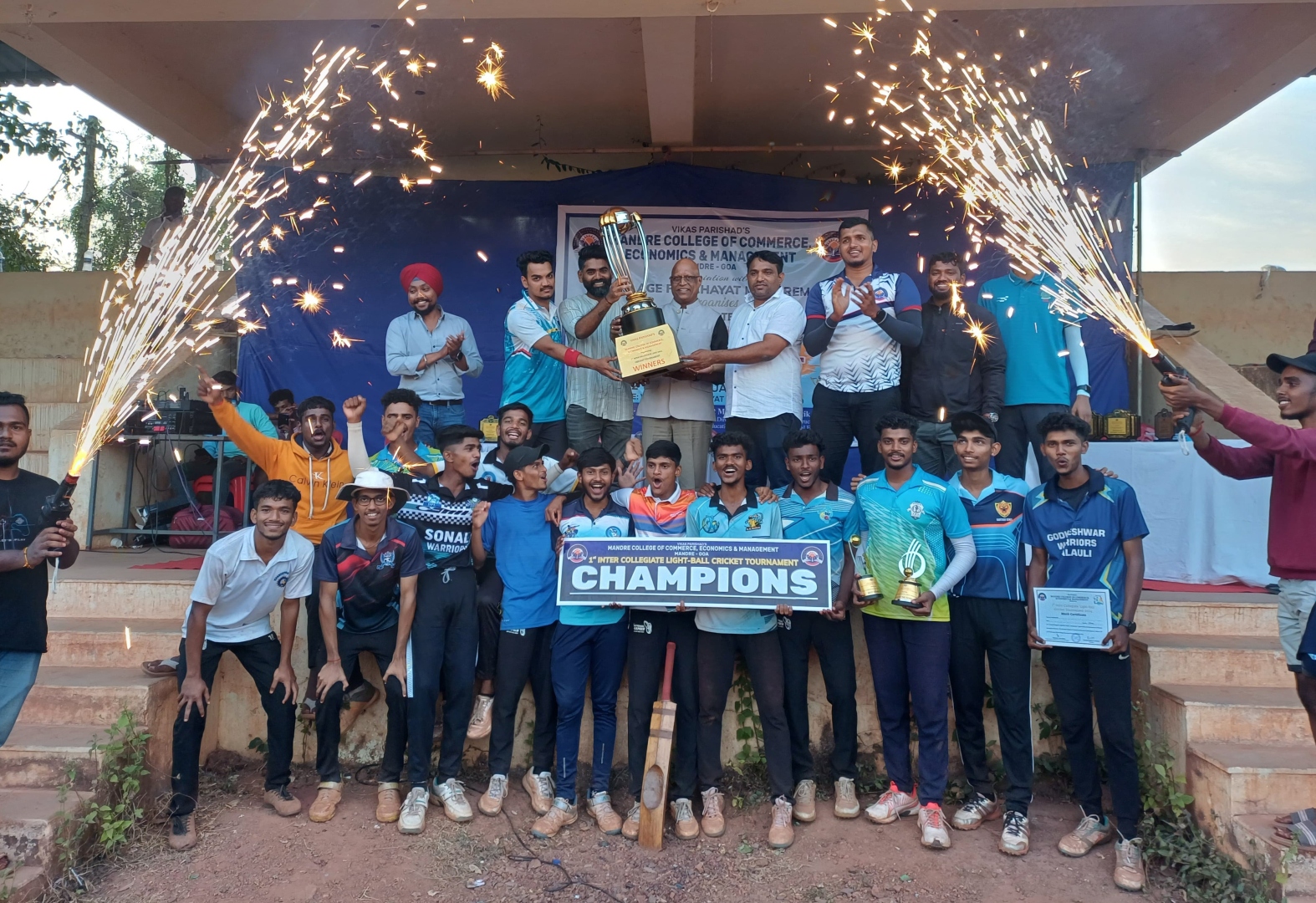 PES College win light-ball cricket title