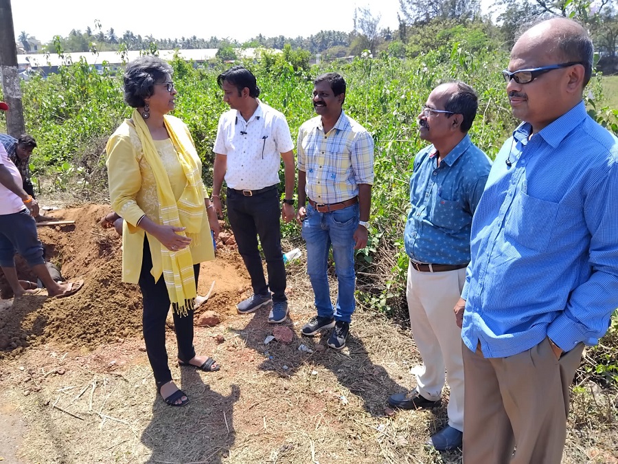 BSNL officials visit Cuncolim to take stock of situation