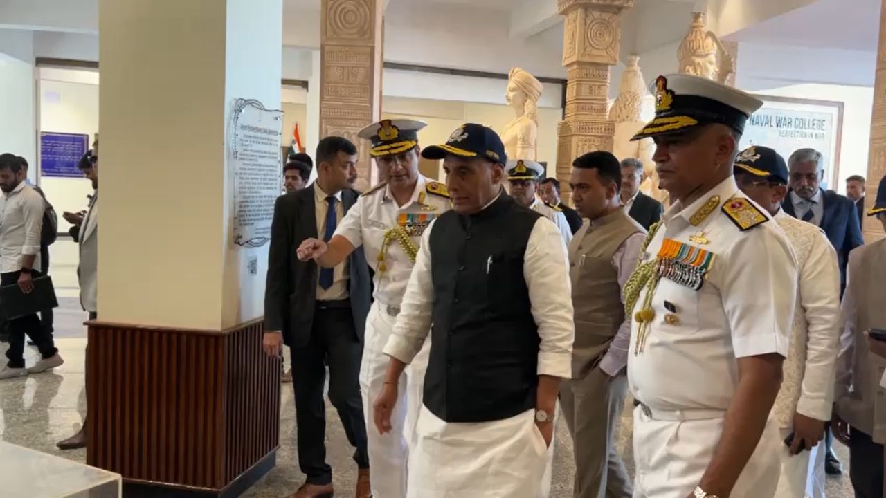 ﻿Defence Minister Rajnath Singh praises Navy's vision with new training facility inauguration
