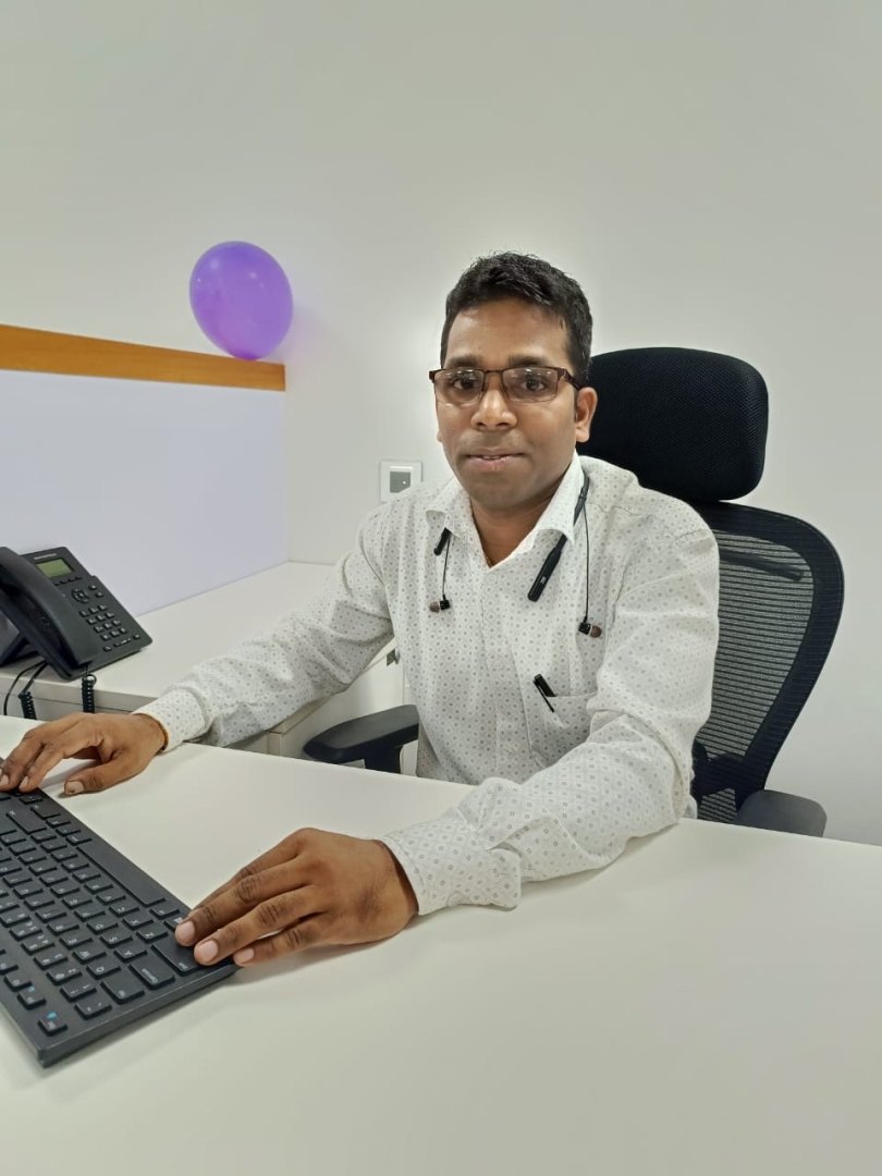 Using technology Mahadev lights up lives of others with visual disability