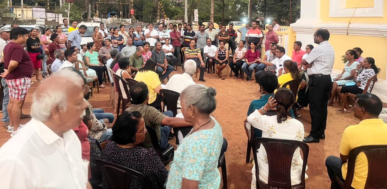 Seraulim villagers red-flag govt’s plan for another railway track