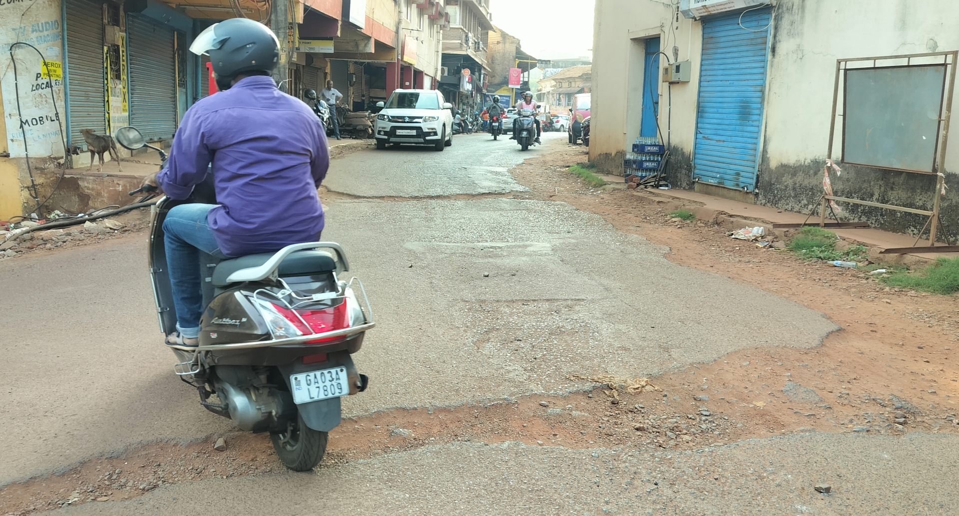 Pitiable condition of Mapusa roads   raises concerns ahead of monsoon
