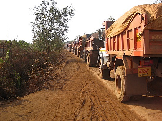 Restriction of ore transportation threatens survival of truckers & mining industry