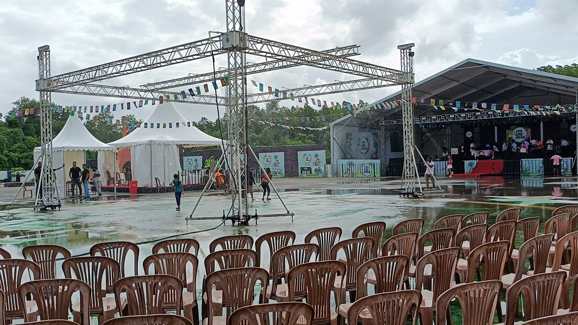 Tourism Dept’s Sao Joao event at Old Goa turns into damp squib
