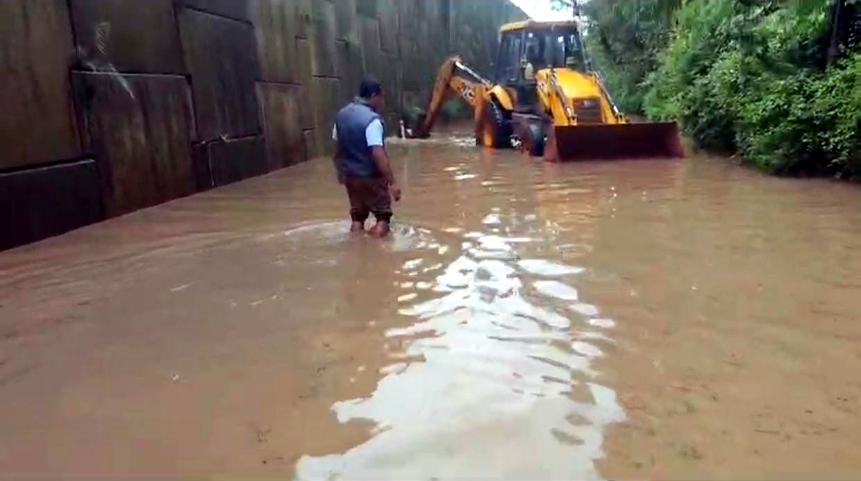 Belagavi-Goa NH between Anmod & Ramnagar closed due to waterlogging