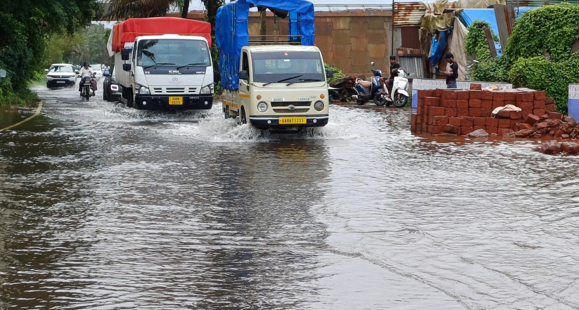 INCESSANT RAIN CAUSES FLOODING, LANDSLIDES