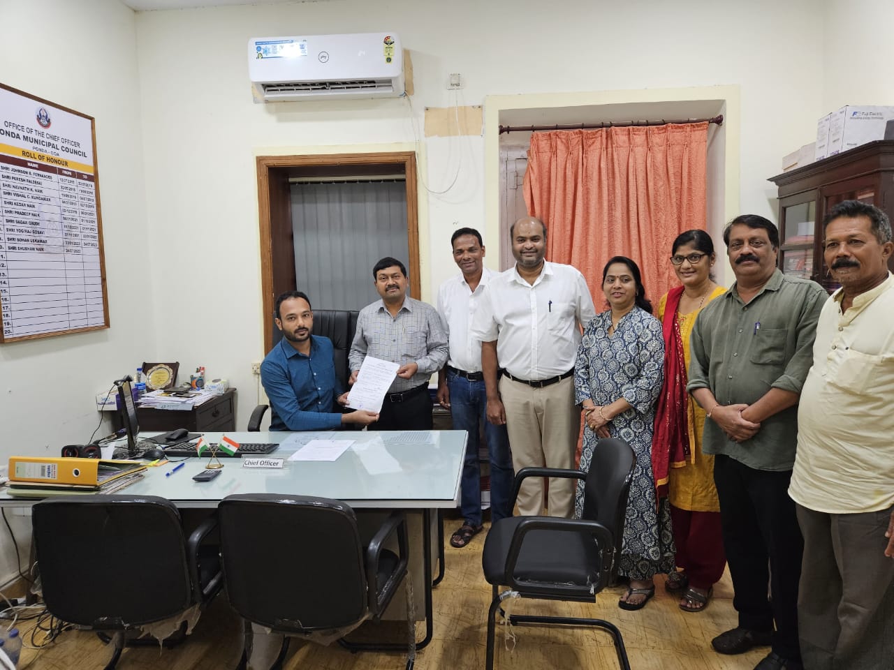 ﻿Naik elected Ponda Municipality chief