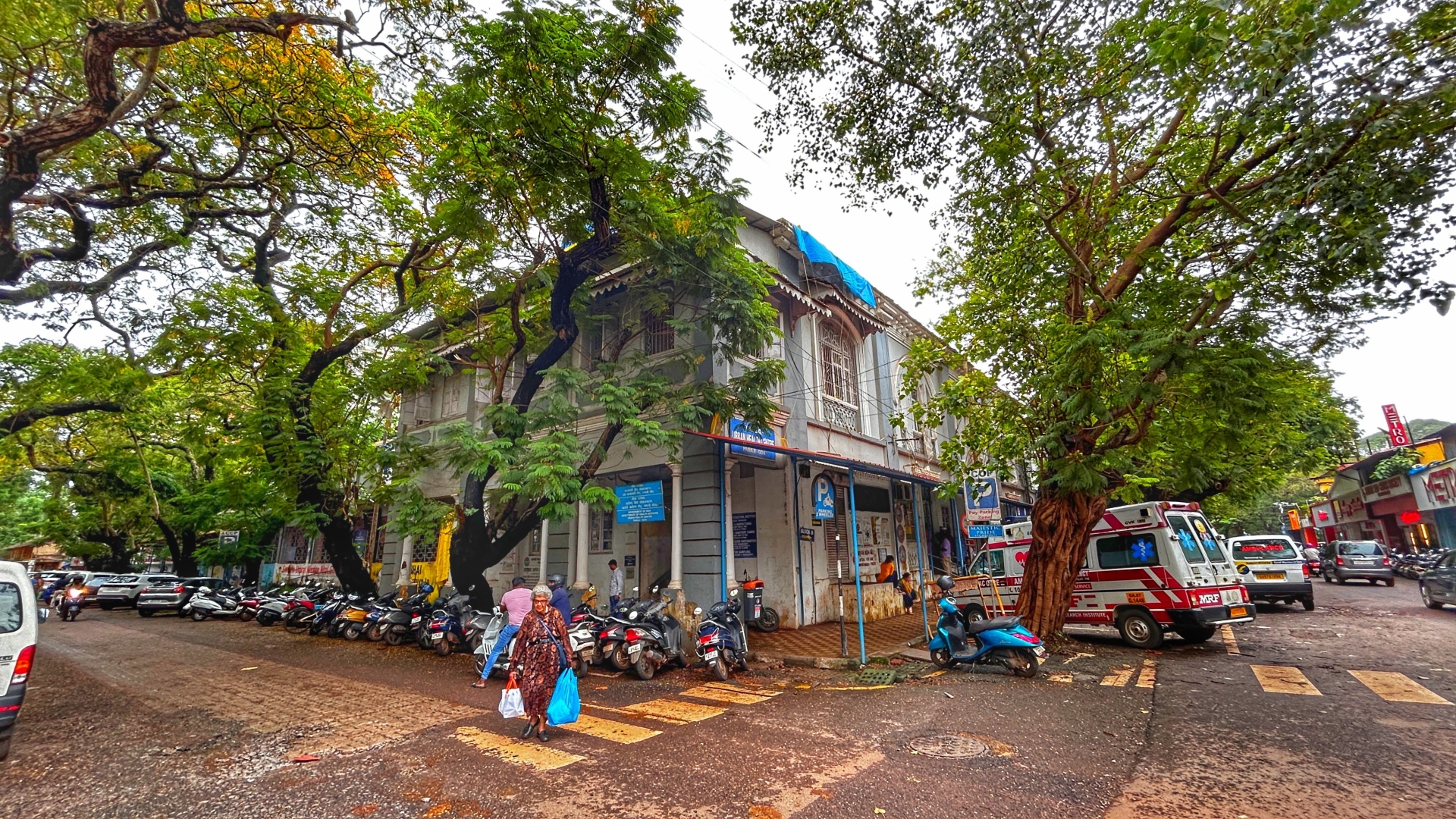 HERITAGE STANDS EXPOSED IN THE RAINS