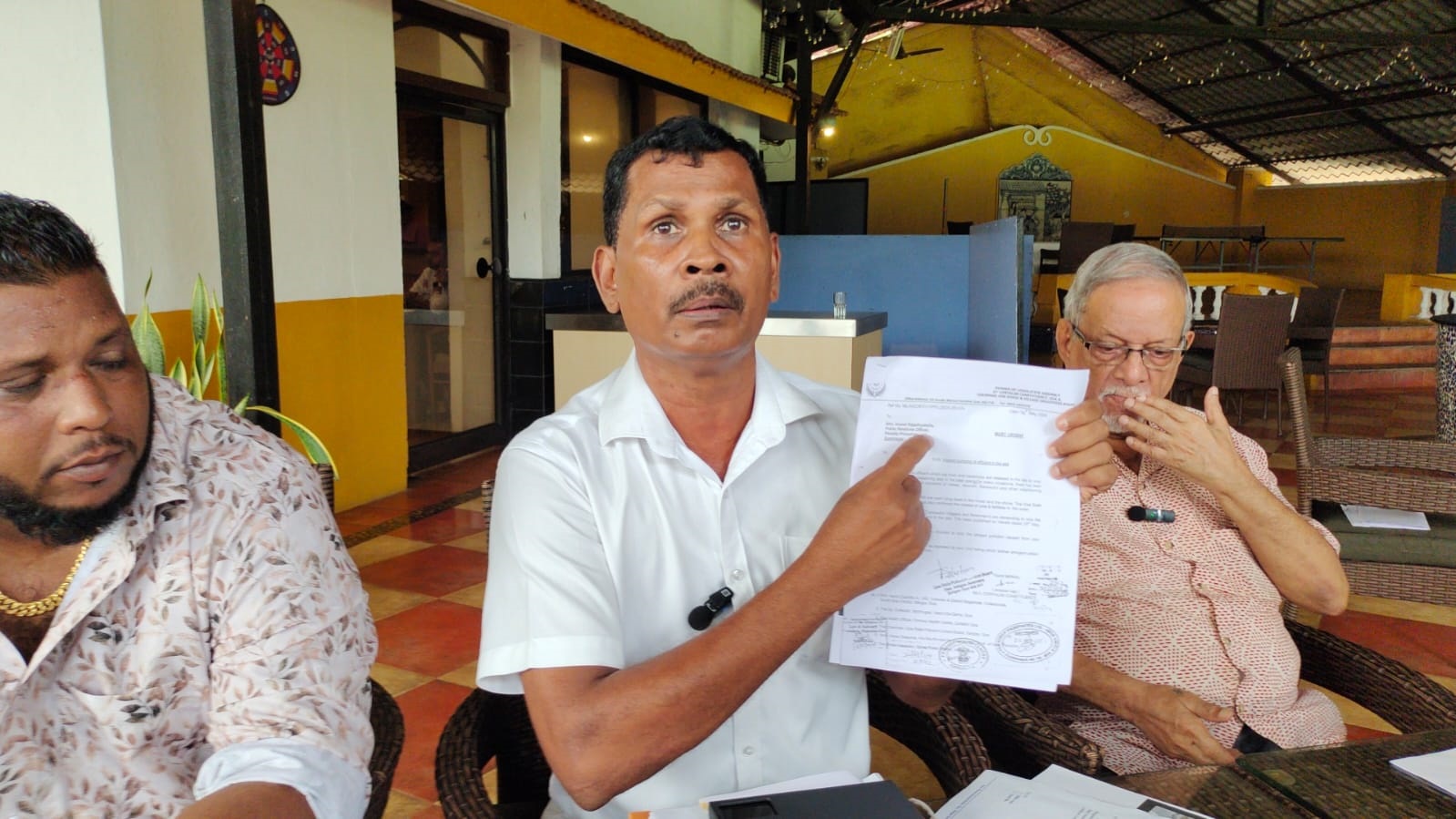 Cortalim MLA Vas addresses pipeline controversy