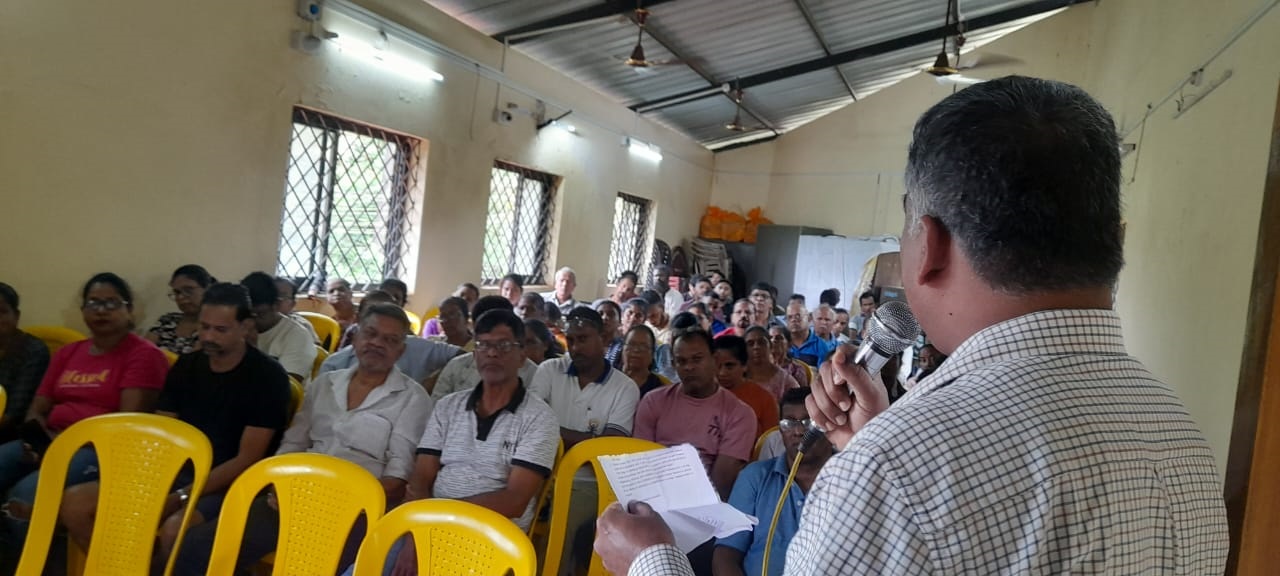Mandur demands equal status for Romi Konkani along with Devanagari script