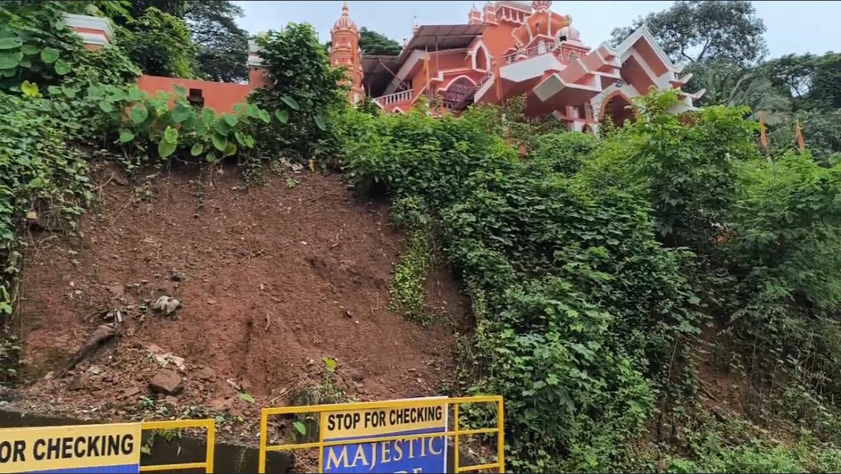 Landslide at Maruti Gad, Mala threatens temple, surroundings