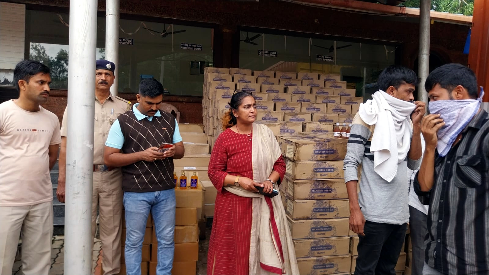 120 liquor cartons disguised as medical waste seized at Majali