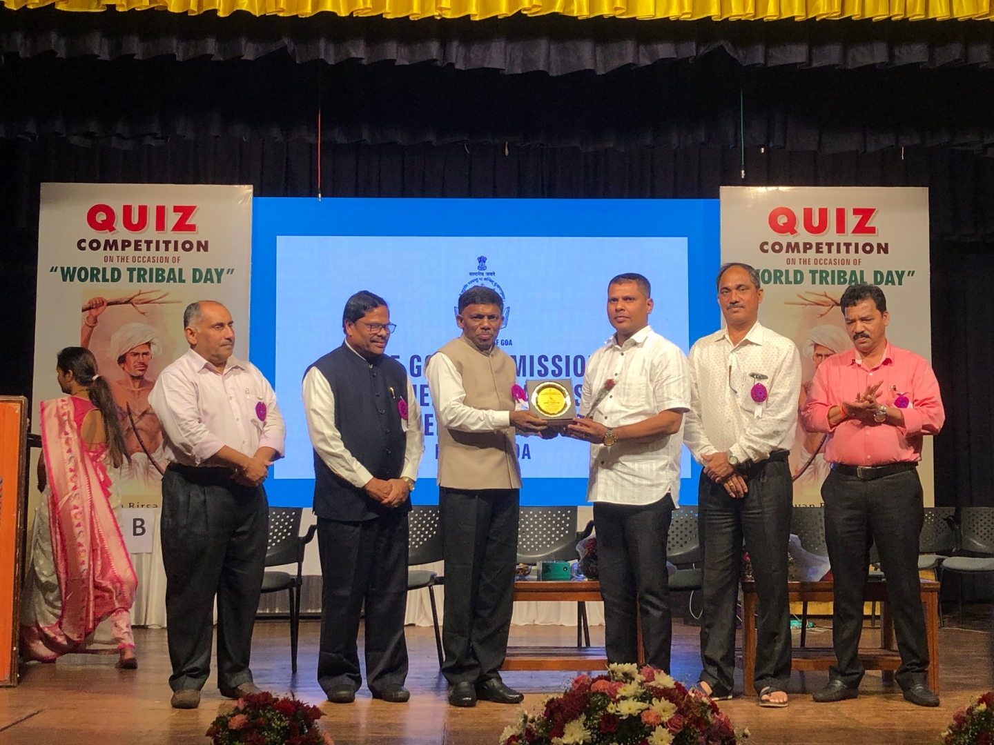 ﻿ST leader Anthony Barbosa felicitated
