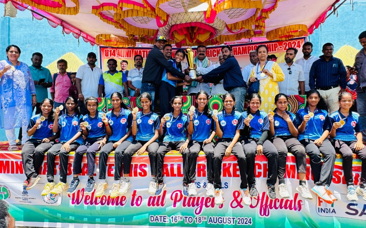 ﻿Goa girls win U-14 tennis-ball cricket championship