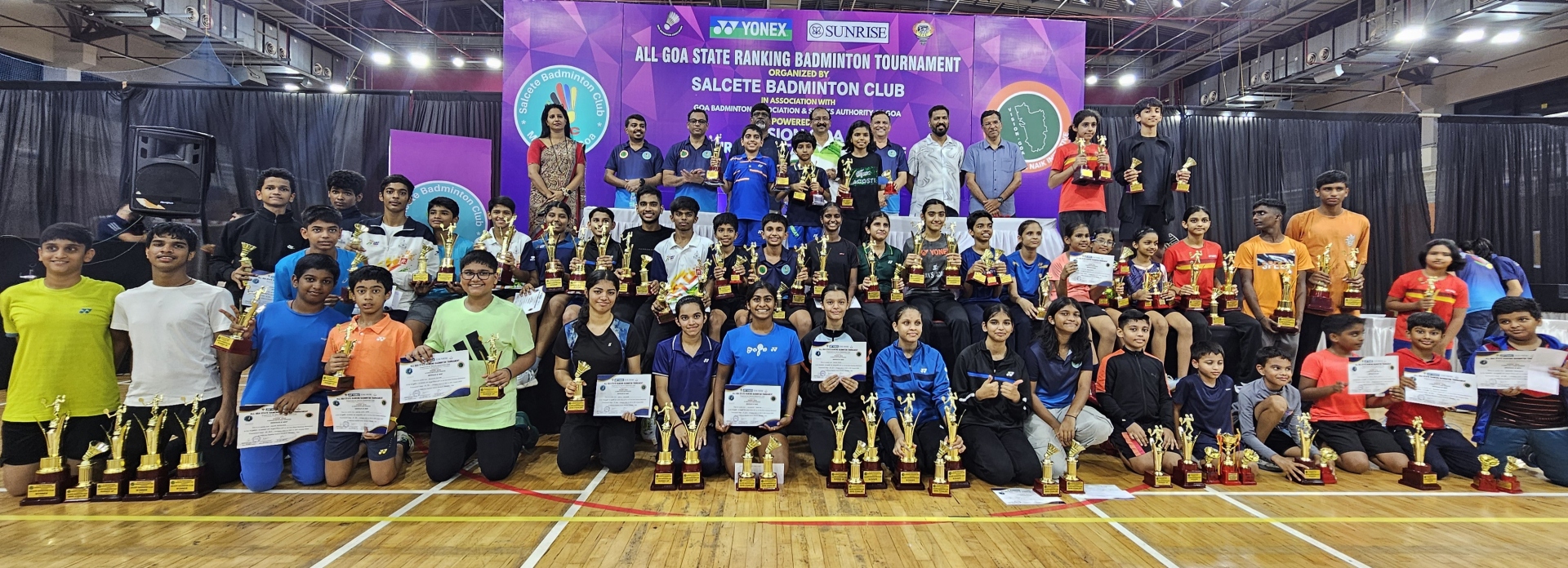 ﻿SBC Major Ranking Badminton: Aarush, Shane, Saanvi, Ritika, Avni, Viraditya win double crowns