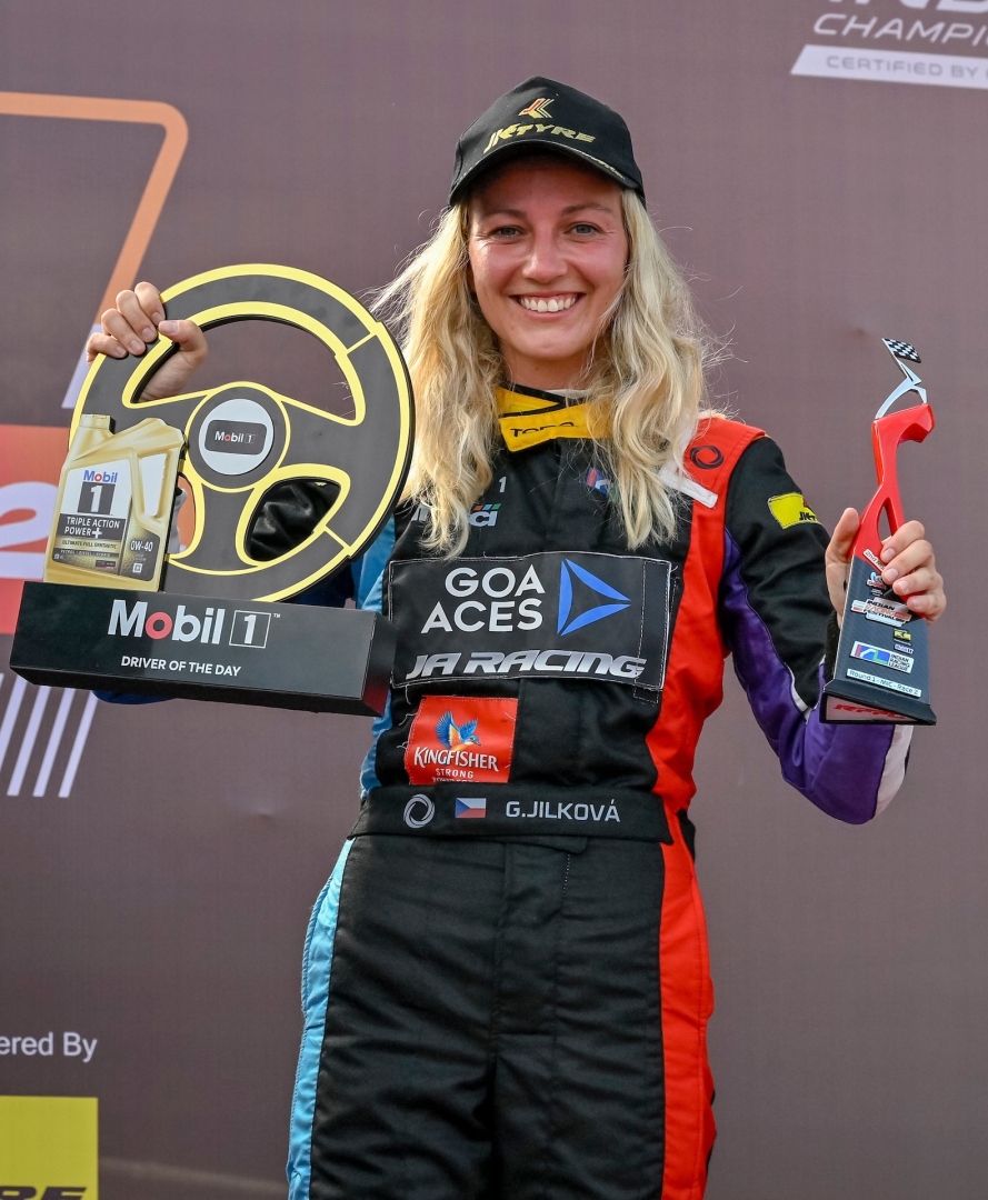 Indian Racing Festival: Jilkova of Goa Aces finishes third