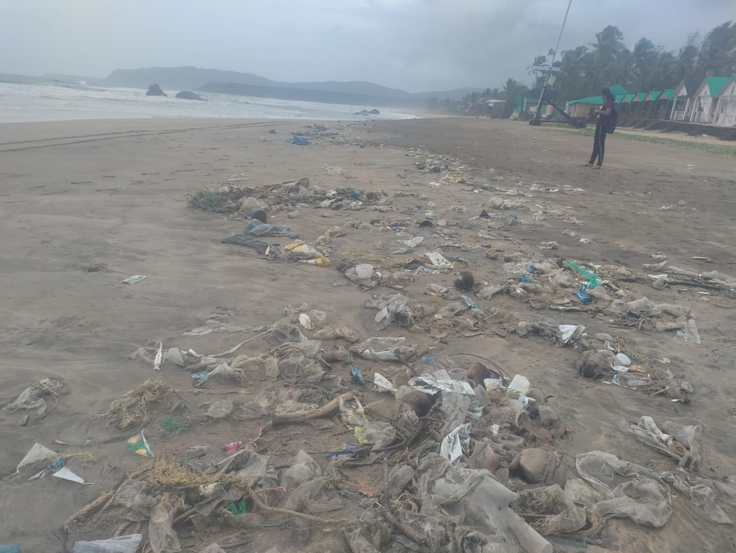 Nature strikes back: Plastic waste overwhelms Agonda beach
