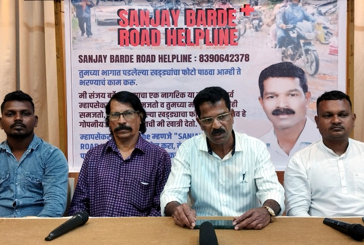 Social worker launches helpline to tackle potholes in Mapusa