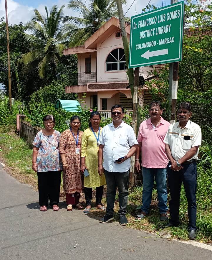 New signage eases access to Dr Gomes district library